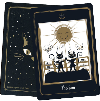 Golden Black Cat Tarot