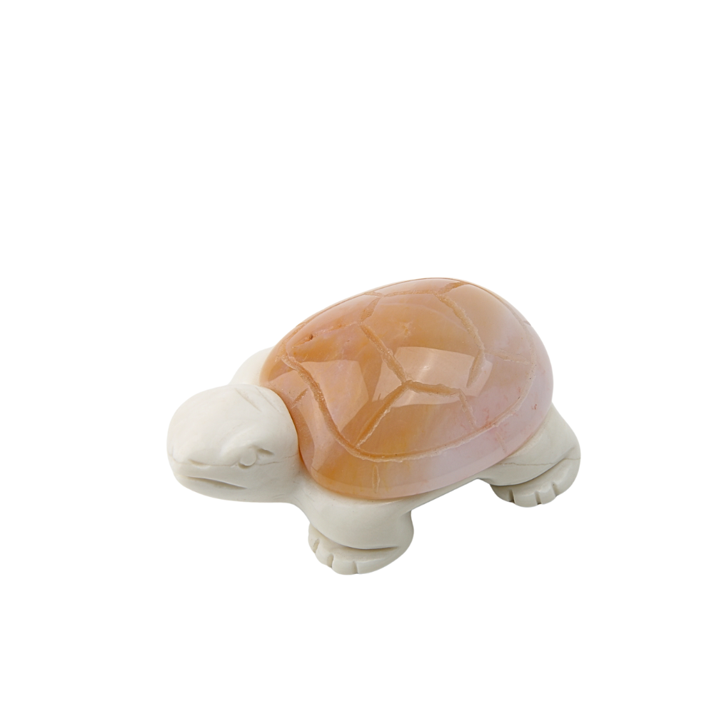 Chalcedoon Jaspis met Jade Ivory Schildpad - 7