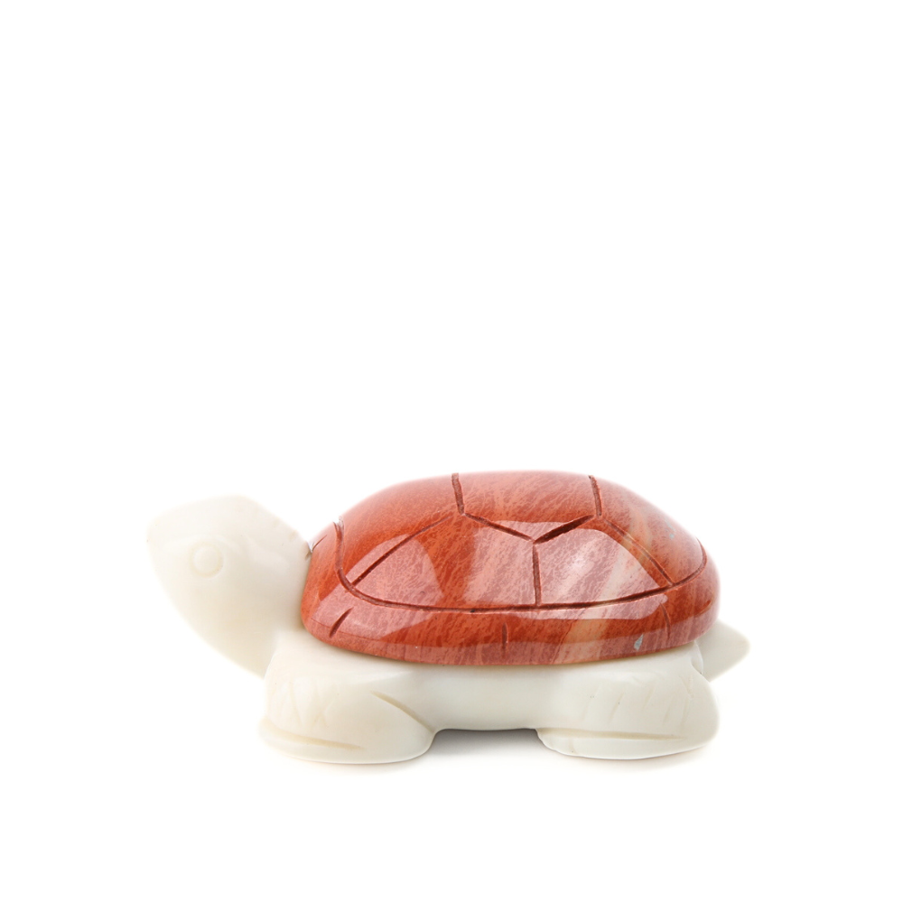 Jaspis Rood met Jade Ivory Schildpad - 7