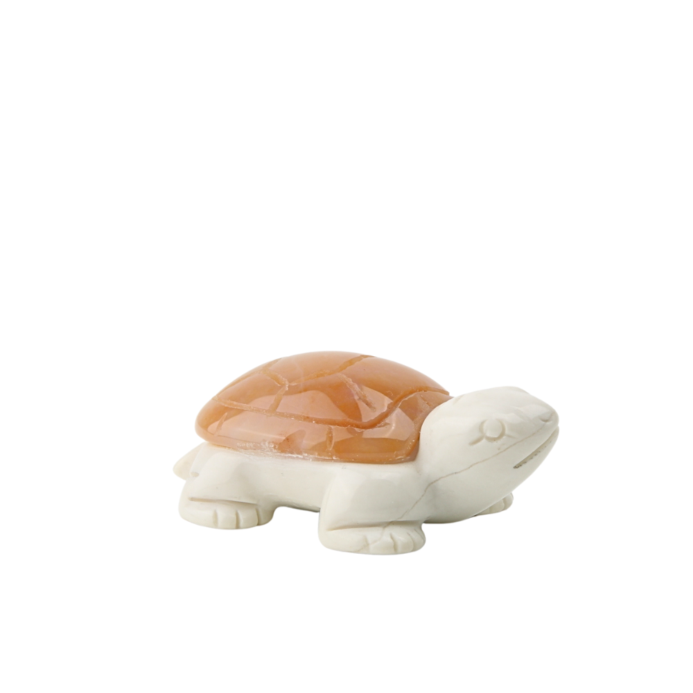 Chalcedoon Jaspis met Jade Ivory Schildpad - 7