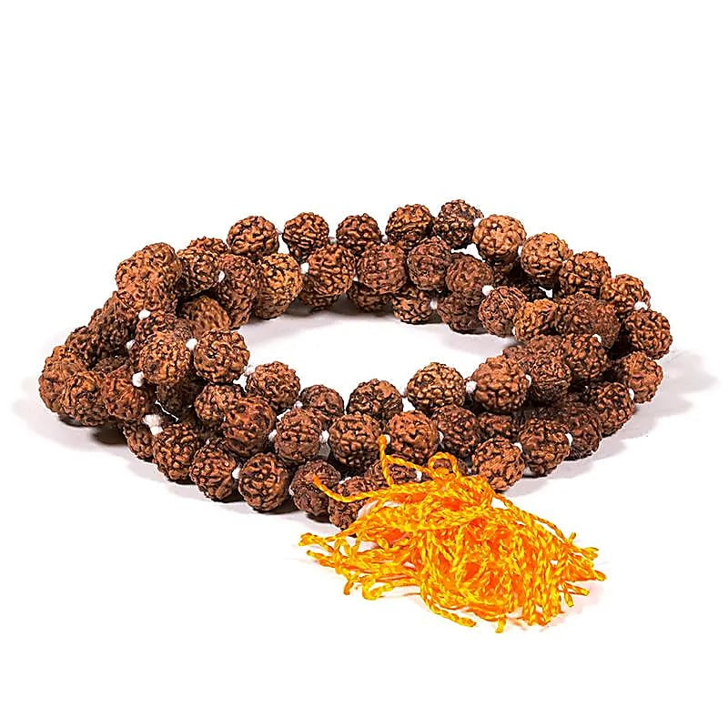 NAISHA Rudraksha Mala 108 1 kralen ketting, rocailles, natuurlijke Himalaya 5 gezichten, panch Mukhi Rudraksha zaad, gebedskralen, polskralen, Mala-wrap, Jaap Mala, armbandkraal, maat 7 mm (pak van 2 NAISHA Rudraksha Mala 108 1 kralen ketting, rocailles, natuurlijke Himalaya 5 gezichten, panch Mukhi Rudraksha zaad, gebedskralen, polskralen, Mala-wrap, Jaap Mala, armbandkraal, maat 7 mm (pak van 2
