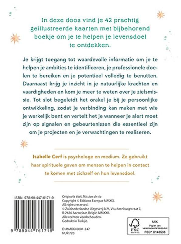 De weg naar je levensdoel - Boek en orakelkaarten