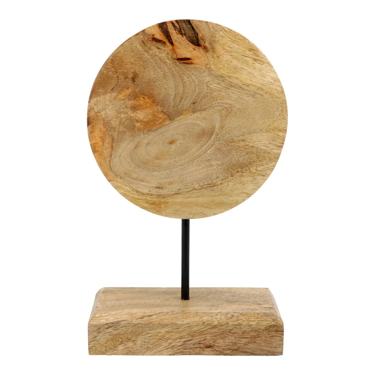 Deco Levensboom mangohout met aventurijn op voet