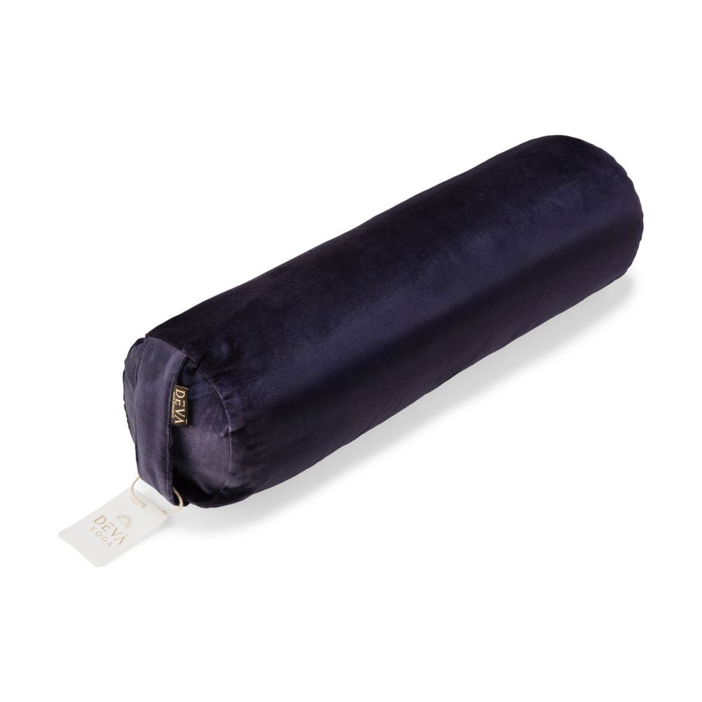 Deva Yoga - Bolster velvet katoen - Dark Blue