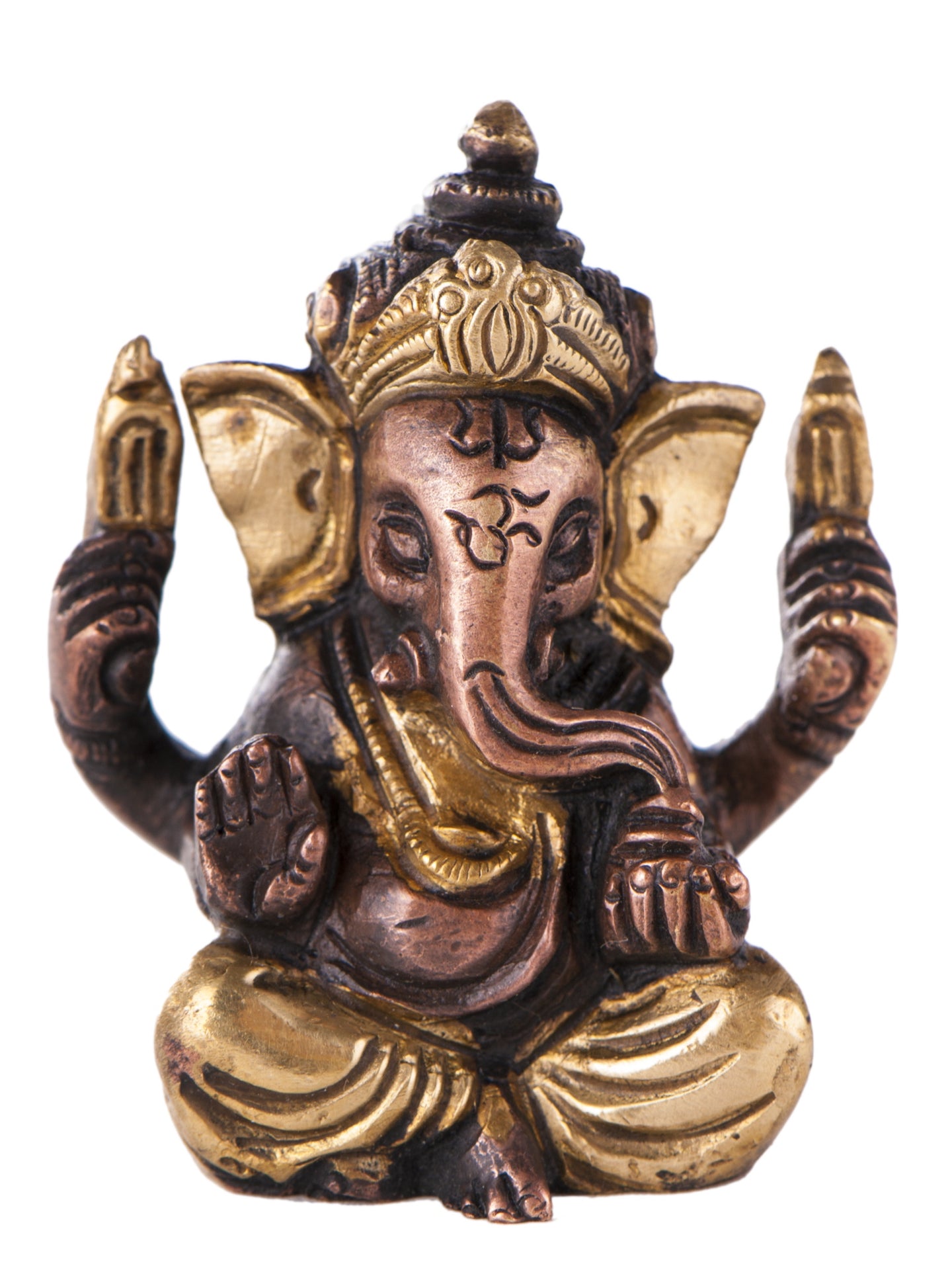 Ganesha, 5,7 cm messing