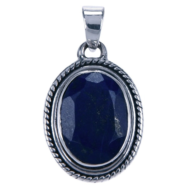 Zilveren hanger Lapis Lazuli - 1