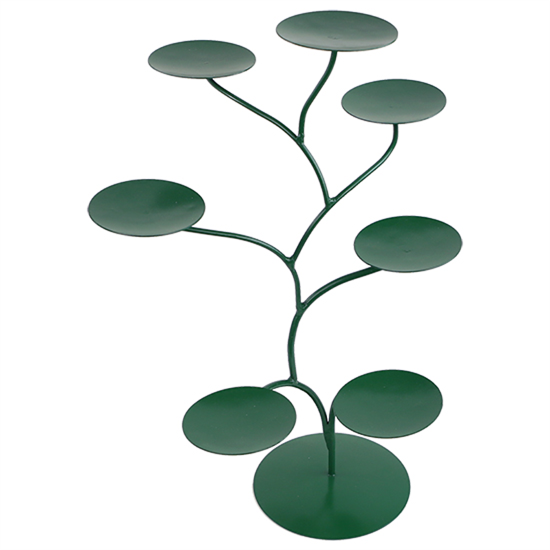 Chakra Lotus display groen metaal