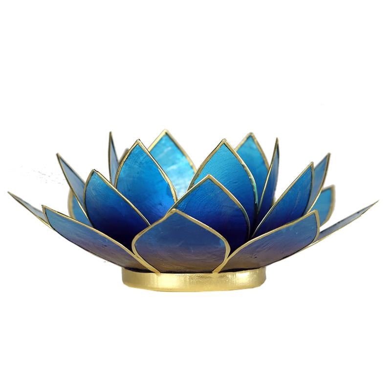 Lotus sfeerlicht 2-kleurig violet-blauw *