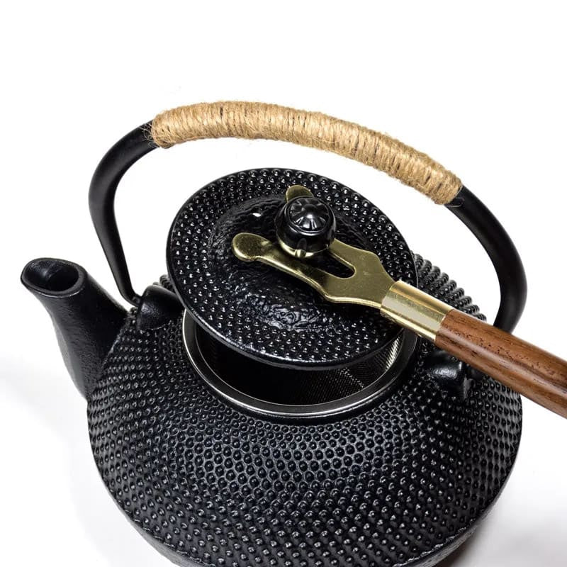 Japanse stijl Tetsubin theepot dekselhouder
