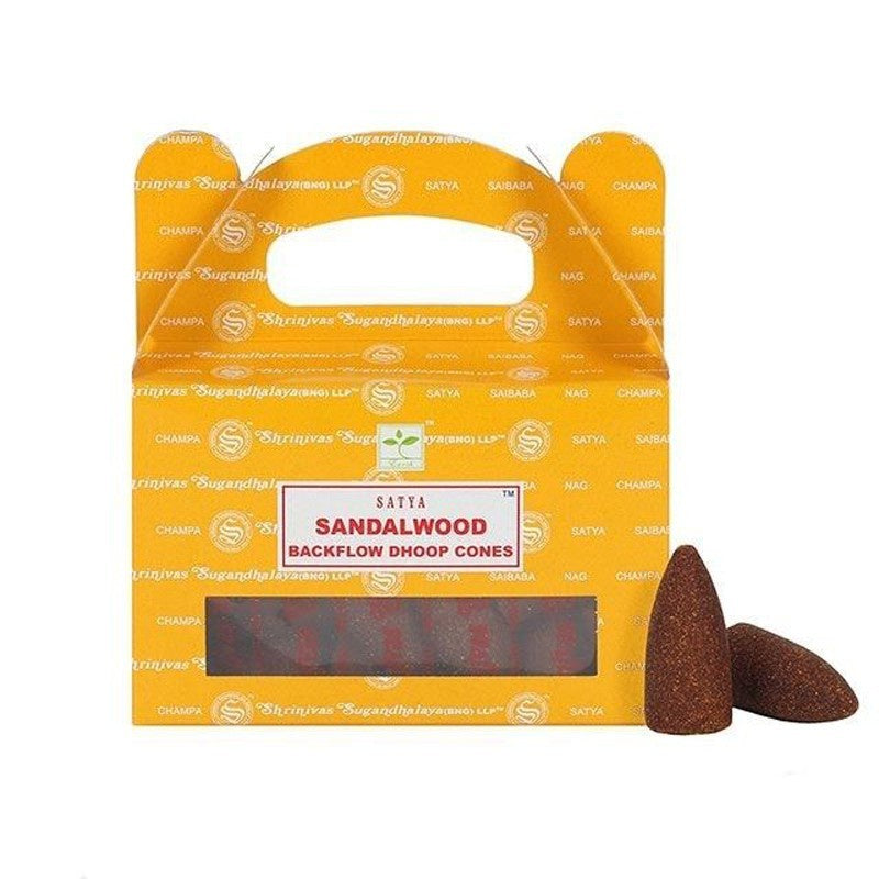 Satya Sandalwood backflow wierookkegels