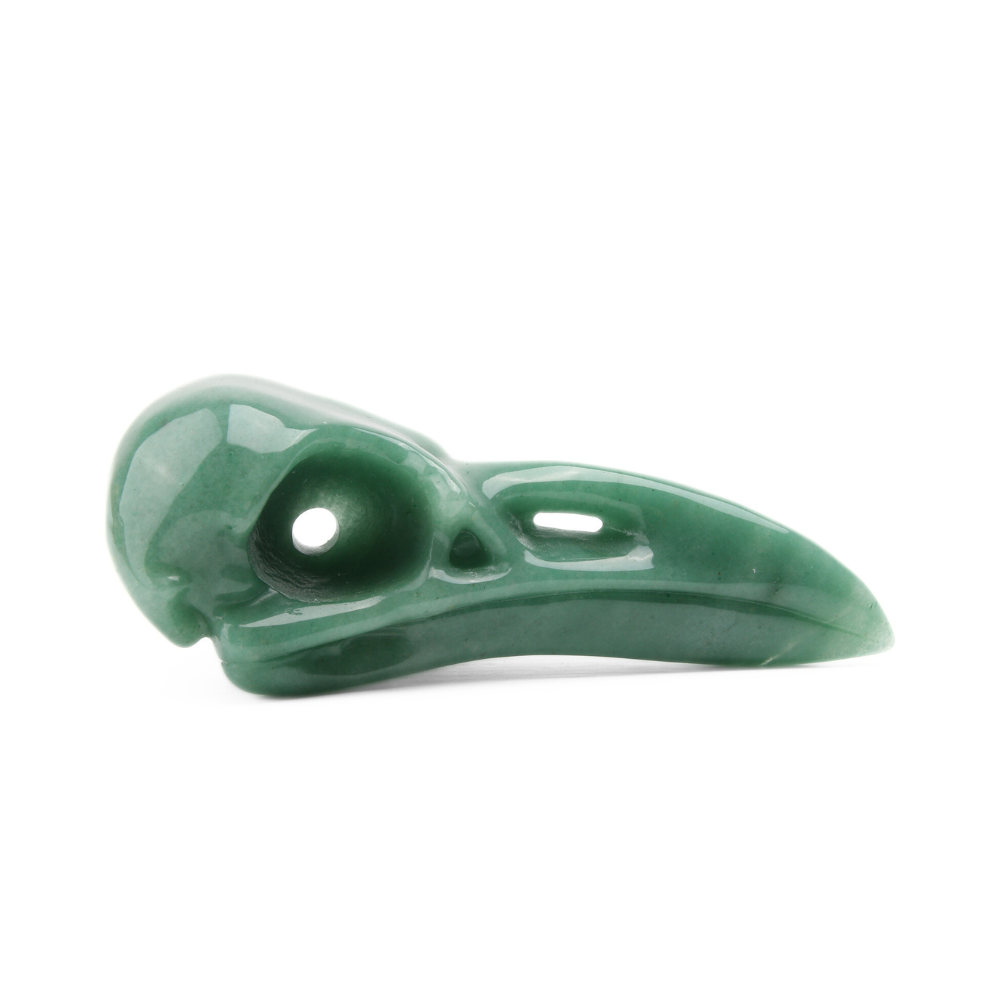 Aventurijn Raven Skull (groot) - 1