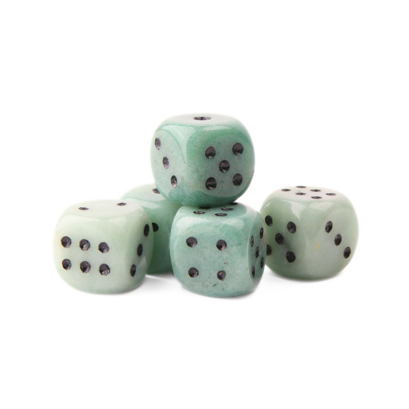 Aventurijn Groen Dobbelsteen