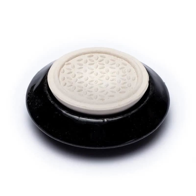 Geursteen bloem des levens met zwarte basis