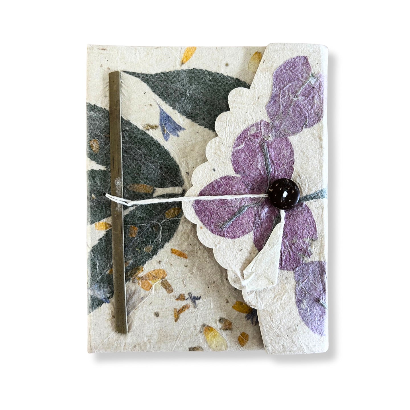 Notitieboek Lokta papier Bougainvillea 15x12