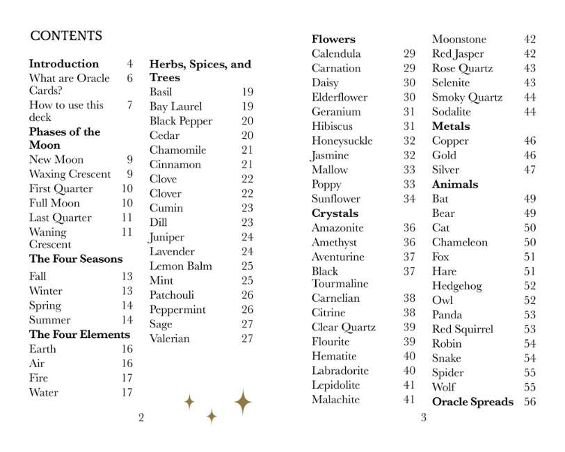 Witch of the Forest's Earth Oracle deck