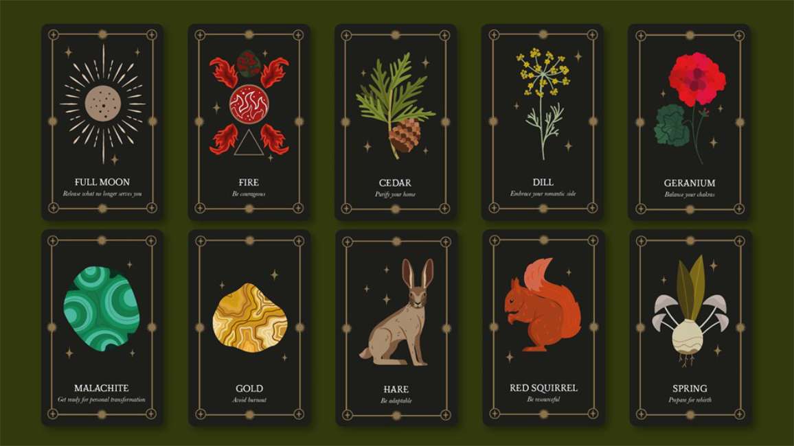 Witch of the Forest's Earth Oracle deck