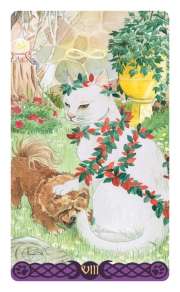 Tarot of the Pagan cats mini