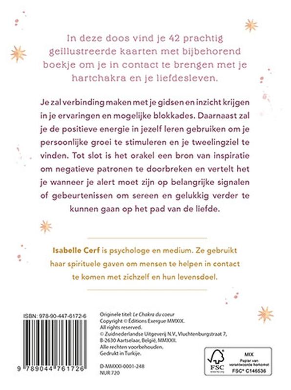 De chakra van je hart - Boek en orakelkaarten