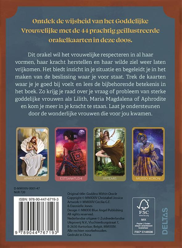 De kracht van je Innerlijke Godin - Boek en orakelkaarten