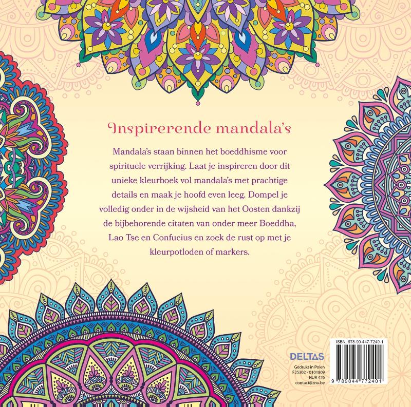 Mandala - Kleuren voor volwassenen *nieuw