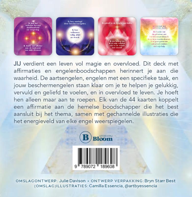 Engelen Affirmatie Kaarten (44 affirmatiekaarten en engelenboodschappen)