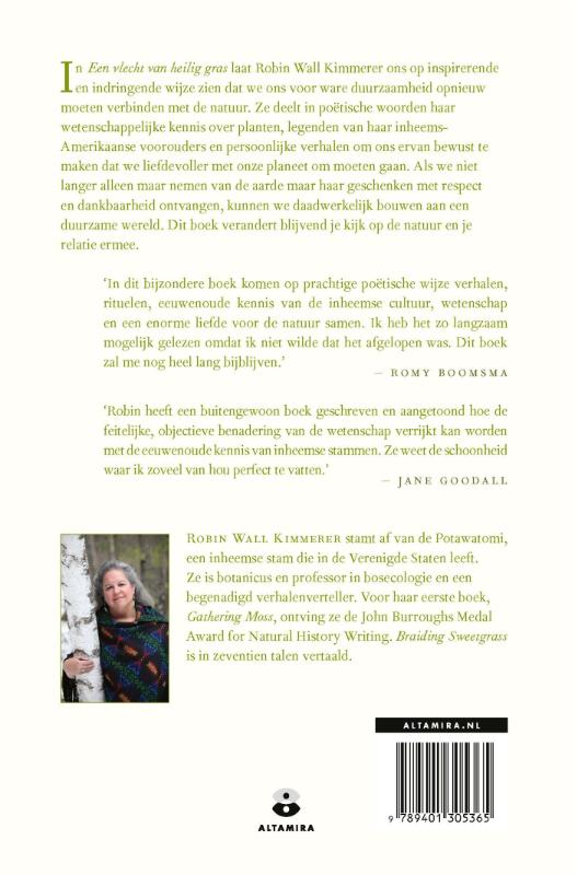 Een vlecht van heilig gras