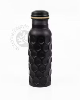 Koperen Drinkfles Diamond Black 700ml