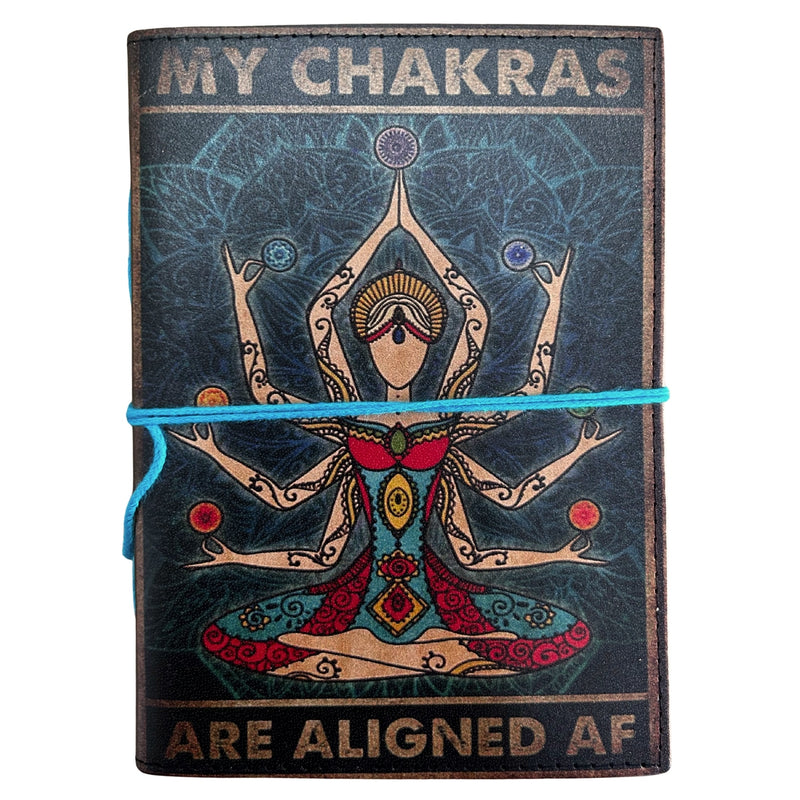 Lederen Notebook My Chakras