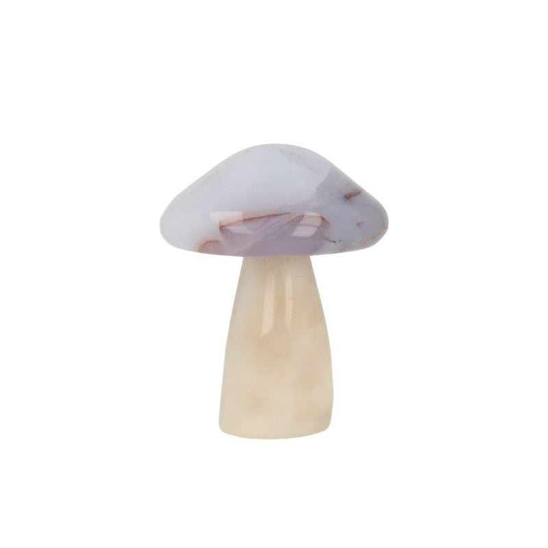 Chalcedoon met Jade Ivory Paddenstoel - 3