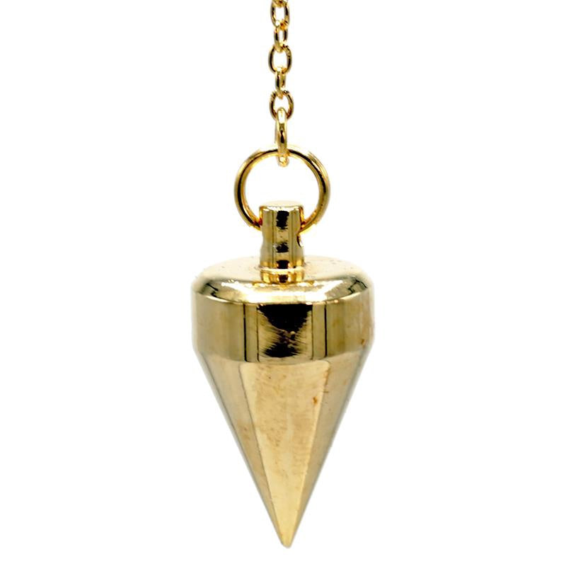 Pendel messing verguld - 18 g; 3 cm