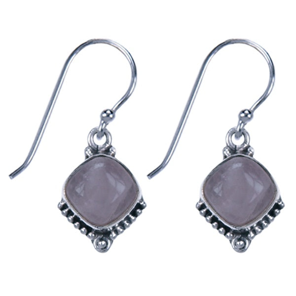 Zilveren sieraden set Rozenkwarts