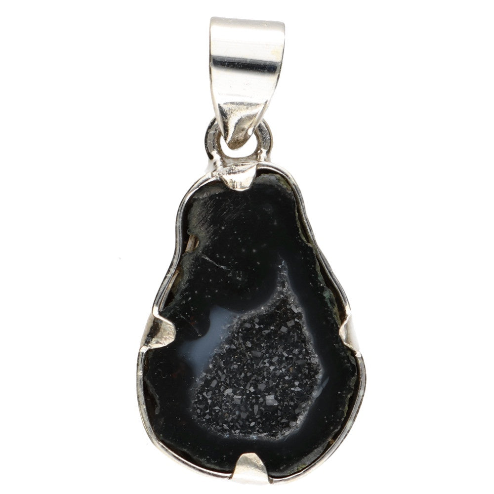 Agaat Geode Zilveren 925 Hanger