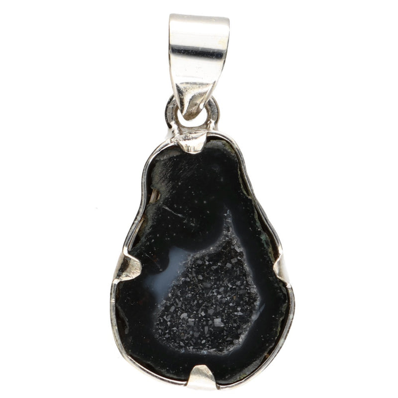 Agaat Geode Zilveren 925 Hanger