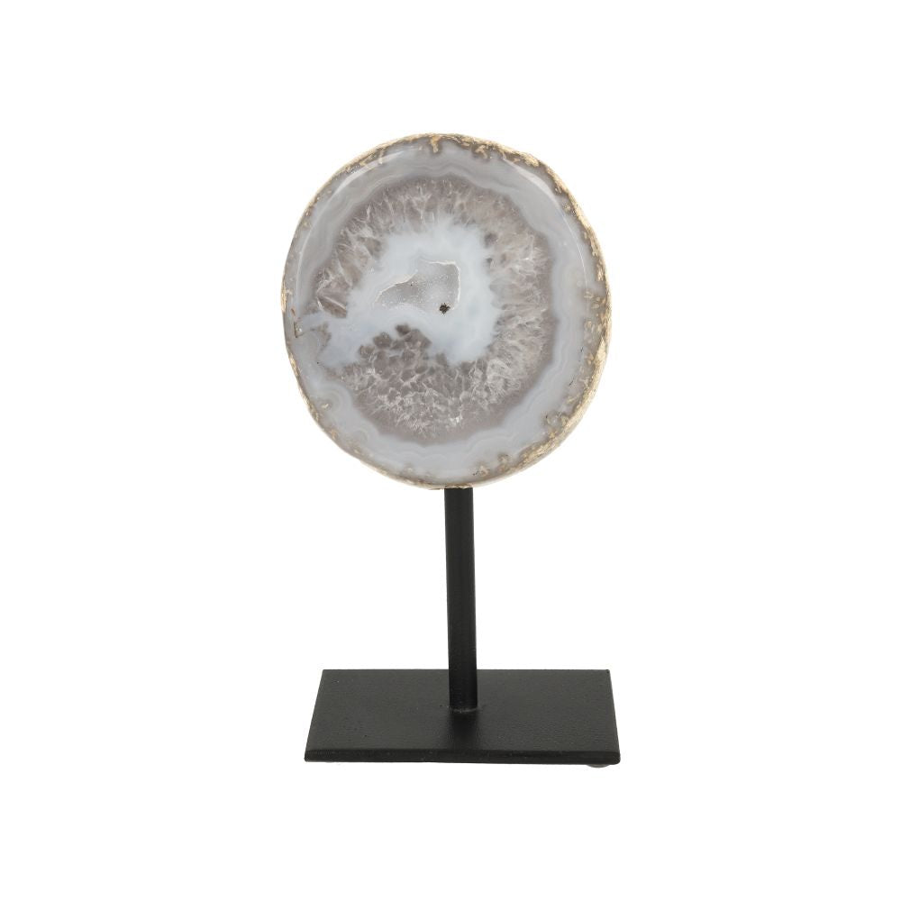 Agaat Geode op standaard - 1