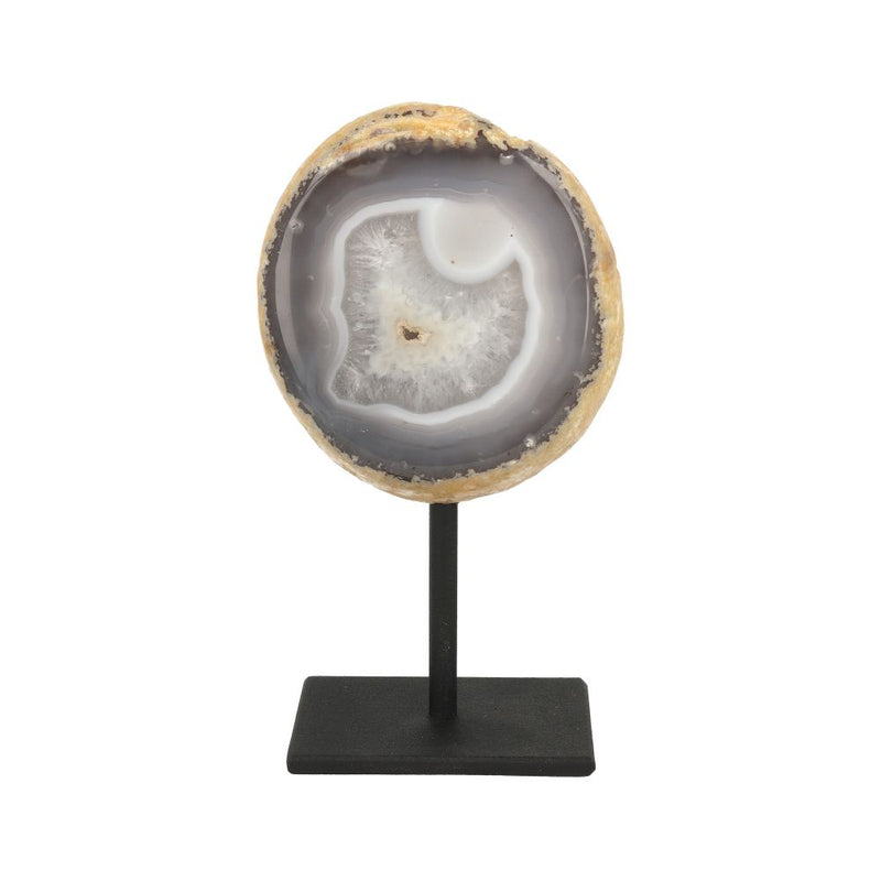 Agaat Geode op standaard - 3