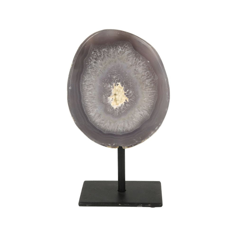 Agaat Geode op standaard - 4