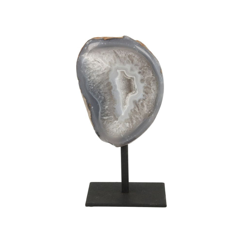 Agaat Geode op standaard - 7