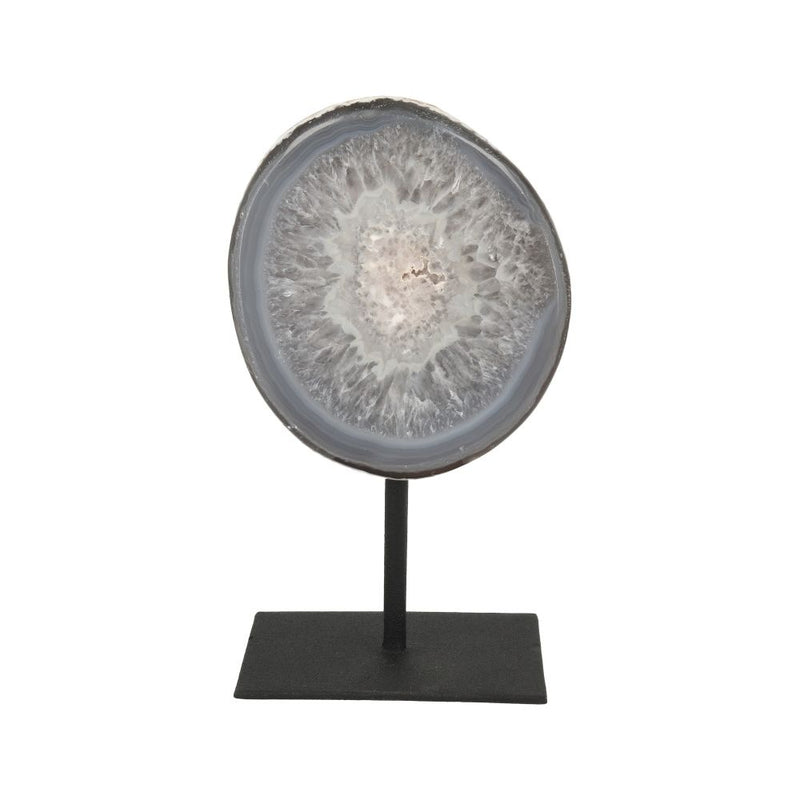 Agaat Geode op standaard - 9