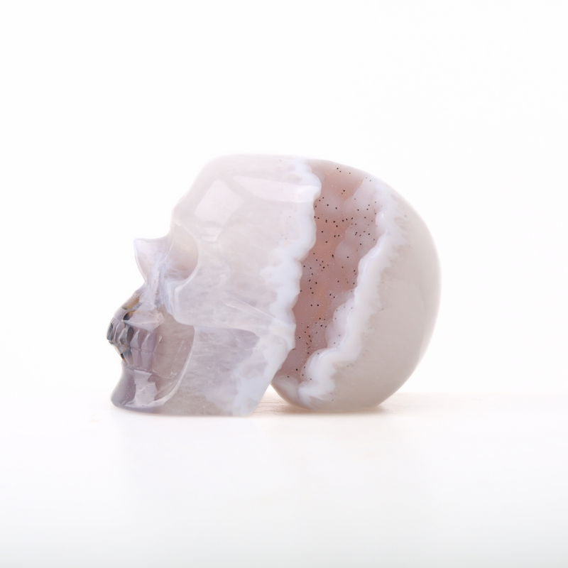 Agaat Geode Skull - 2