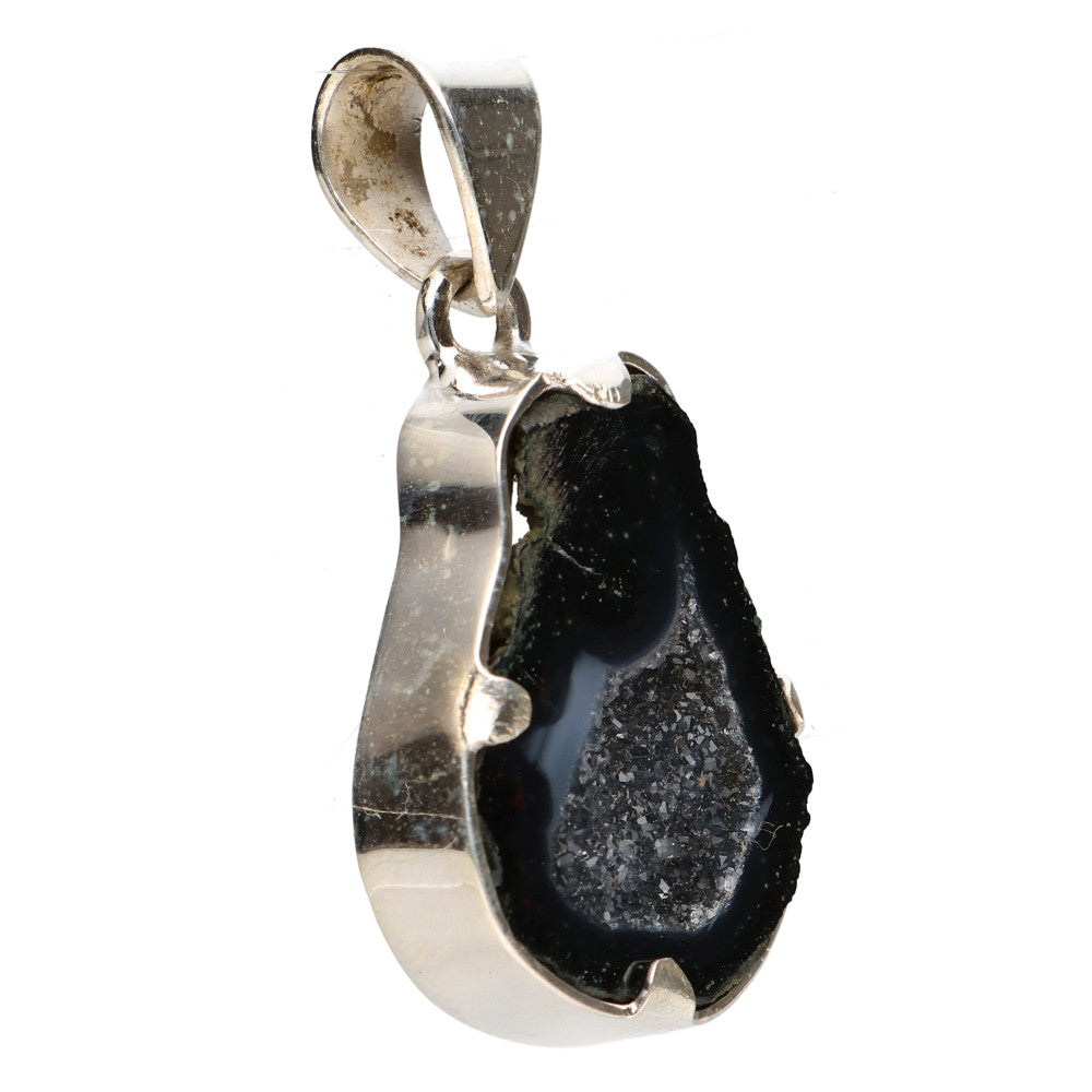 Agaat Geode Zilveren 925 Hanger