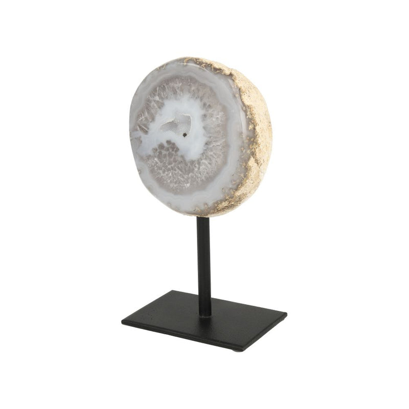 Agaat Geode op standaard - 1