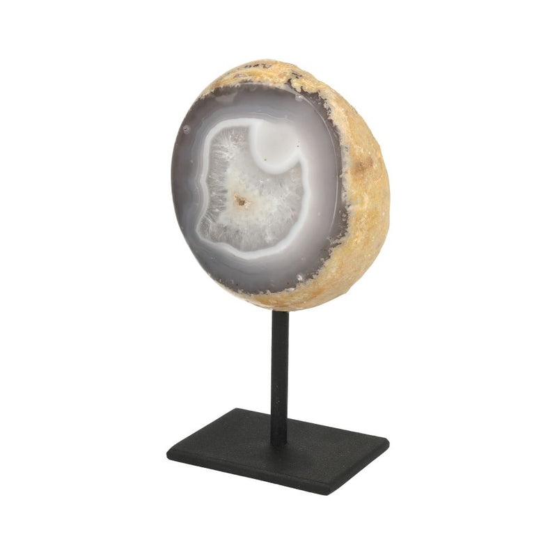 Agaat Geode op standaard - 3