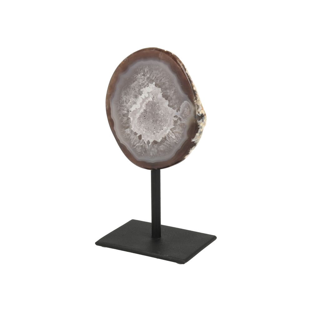 Agaat Geode op standaard - 8