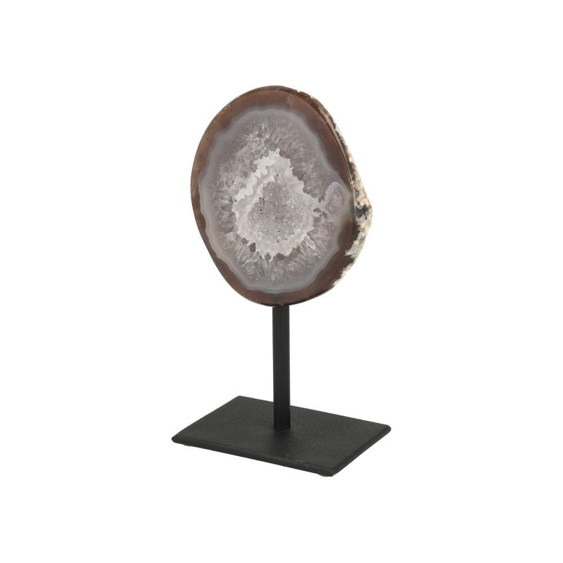 Agaat Geode op standaard - 8