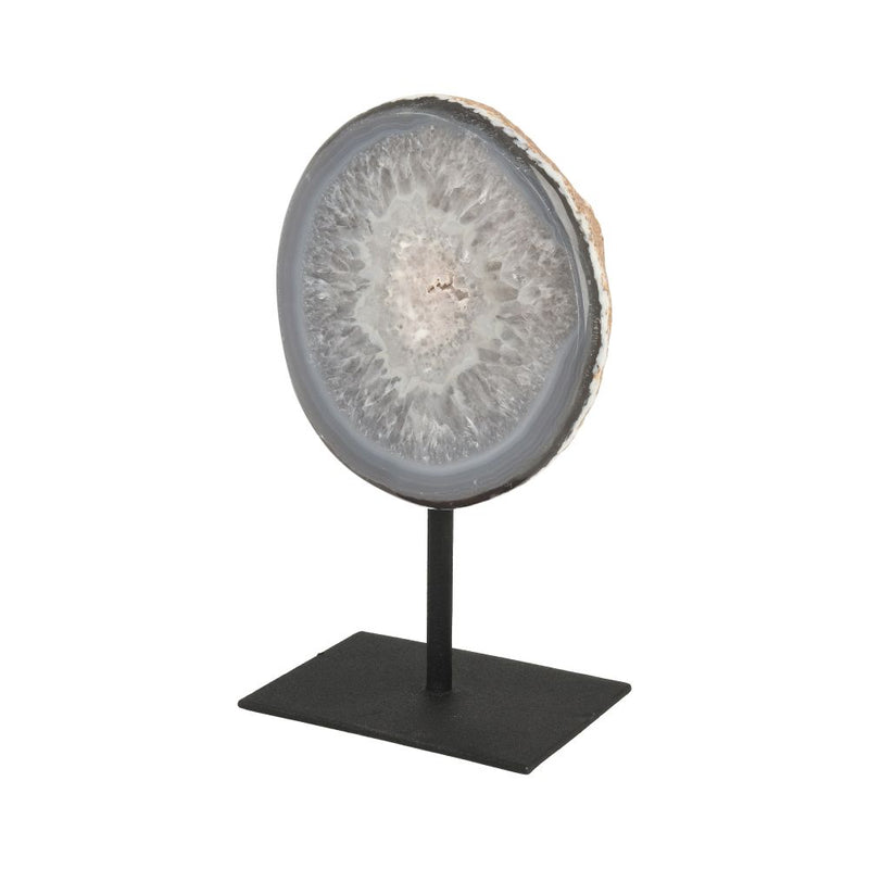 Agaat Geode op standaard - 9