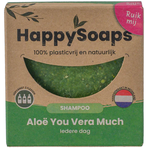HappySoaps Shampoo Bar - Aloë You Vera Much