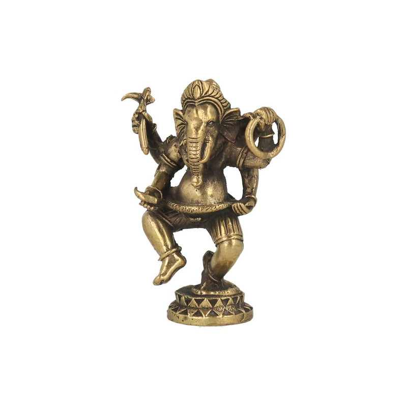 Ganesha dansend met ring 6cm