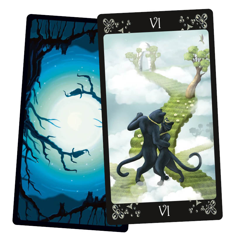 Black cats tarot