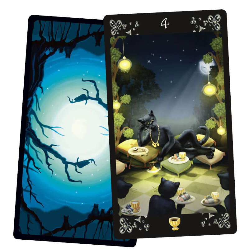 Black cats tarot