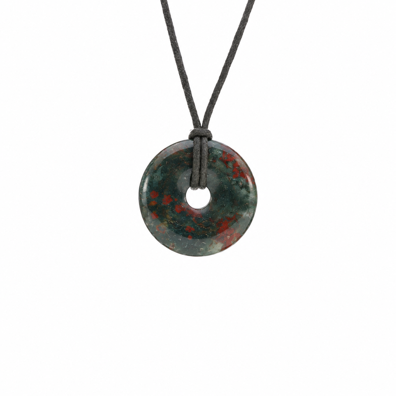 Bloodstone Donut Hanger 3cm